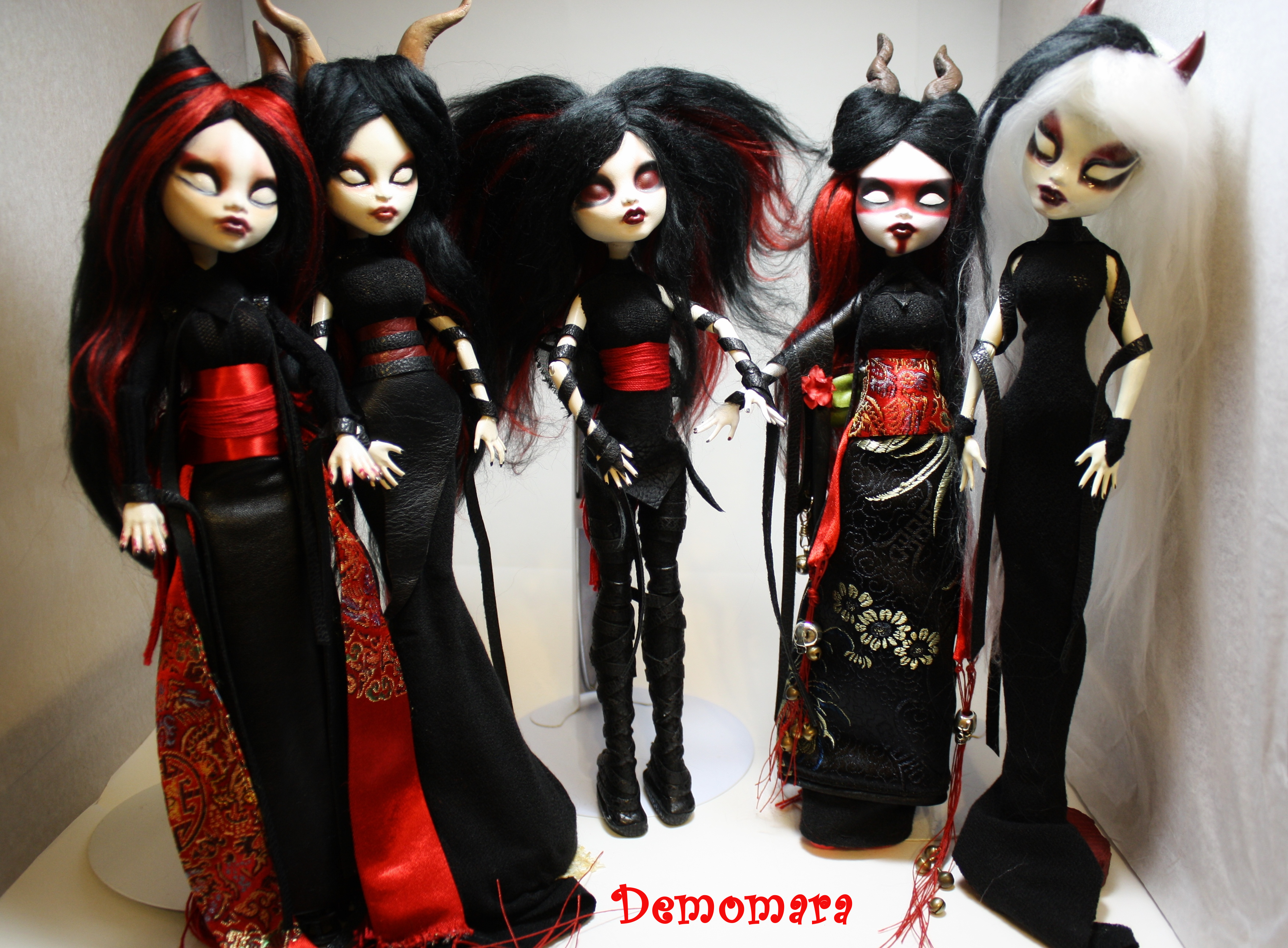 These are a select sample of the dolls coming soon. #Demomara #DemomaraDolls